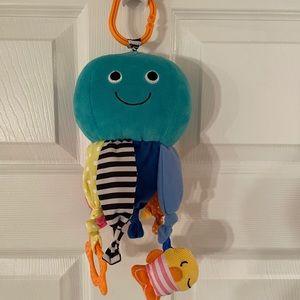 Baby Octopus Rattle Stroller Toy Crinkle legs